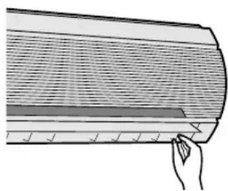 SHARP AEA18CE - DIRECCIÓN DE LA CORRIENTE DE AIRE HORIZONTAL - 1