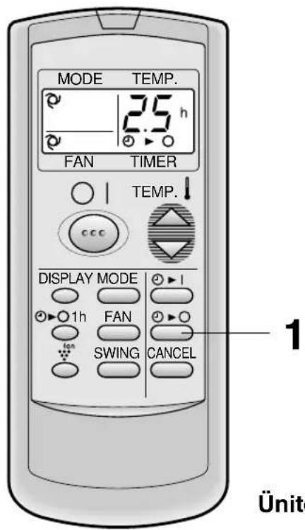 SHARP AEA18CE - ZAMANLAYICIYI KAPATMA - 1