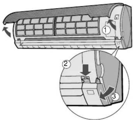 SHARP AEA18CE - REINIGEN VAN DE BINNENKANT VAN DE AIRCONDITIONER - 1