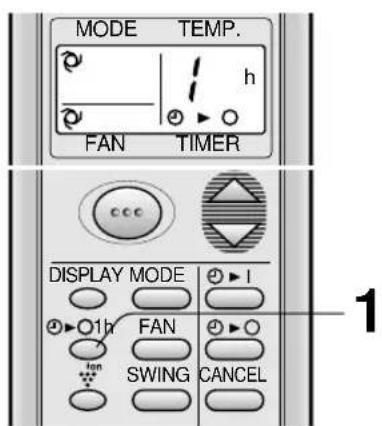 SHARP AEA18CE - ONE-HOUR OFF TIMER - 1