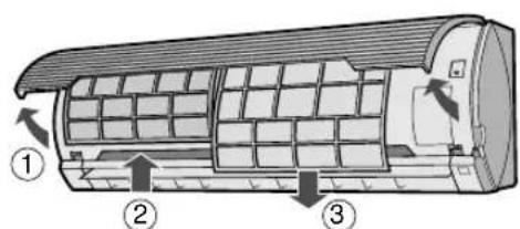 SHARP AEA18CE - FİLTRELERİN TEMİZLENMESİ - 1