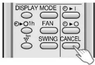 SHARP AEA18CE - TO CANCEL TIMER - 1