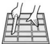SHARP AEA18CE - CLEANING THE FILTERS - 2
