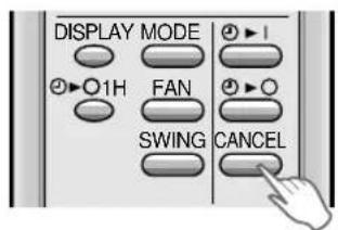 SHARP AEA09BE - DEAKTIVIEREN DES ZEITSCHALTER-MODUS - 1
