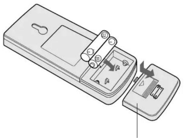 SHARP AEA07BE - LOADING BATTERIES Use two size-AAA (R03) batteries. - 1