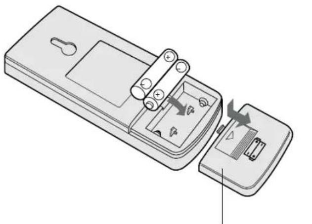 SHARP AEA07CR - LOADING BATTERIES Use two size-AAA (R03) batteries. - 1