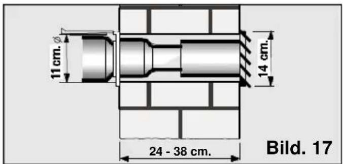 11 cm. Ø 14 cm. 24 - 38 cm. Bild. 17