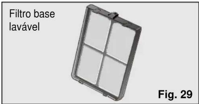Filtro base lavável Fig. 29