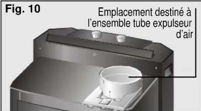 SIEMENS PA 0430 - Mise en place du tube expulseur d'air et des accessoires dans l'appareil - 1