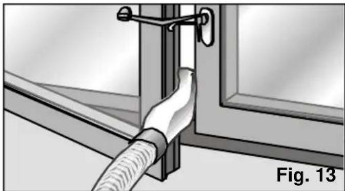 SIEMENS PA 0640 M - Ways of releasing air outdoors Temporary installation - 1