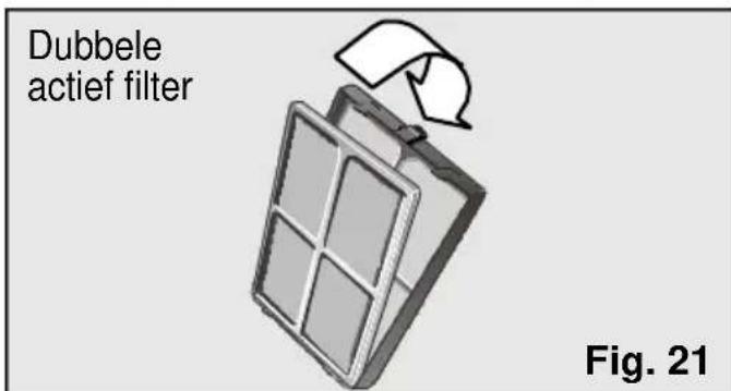 SIEMENS PA 20001 M - Schoonmaken en verwisselen van de reinigingsfilters - 4