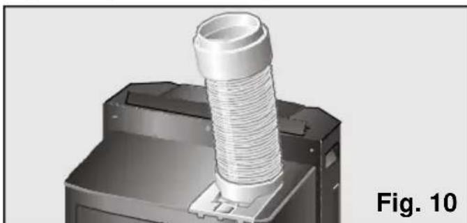 SIEMENS PA 20001 M - Instalación del tubo evacuación de aire en función deshumidificacion y purificacion - 1