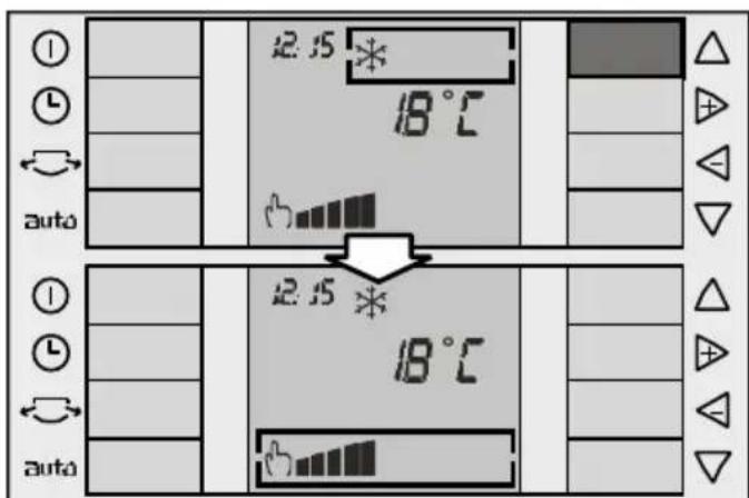 SIEMENS PA 20001 M - Tecla "up"△: - 2