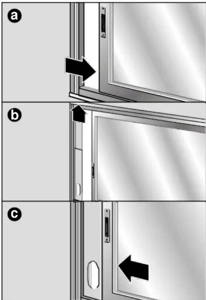 SIEMENS PA 20001 M - Installation de la coulisse fenêtre / balcon - 1