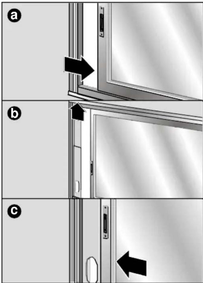 SIEMENS PA 20001 M - Installatie van de gleuf van het raam/balkon. - 1