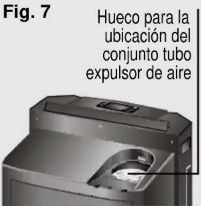 SIEMENS PA 20001 M - Preparación del equipo antes del uso Instalación del tubo evacuación de aire en función climatización - 2