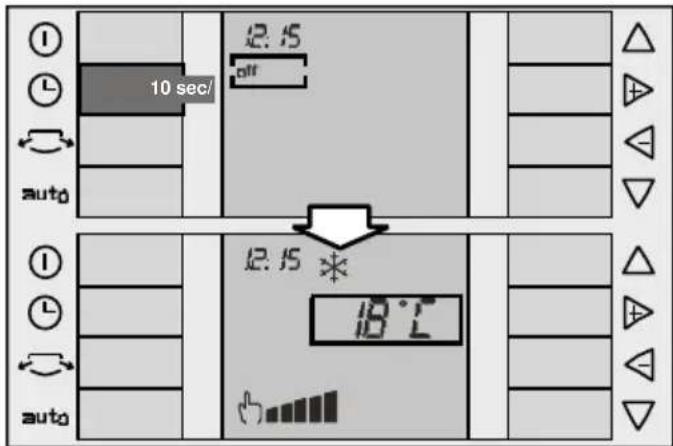 SIEMENS PA 20001 M - Desconexão do temporizador - 2