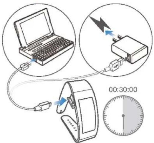 SONY SmartBand Talk SWR30 - Charger votre SmartBand Talk - 1