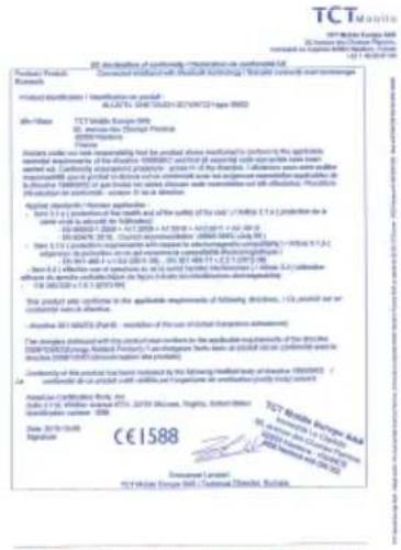 ALCATEL One Touch Go Watch SM03 - LICENCES - 3