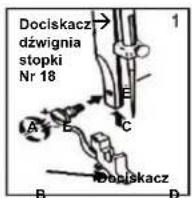 TRISTAR SM6001 - Mocowanie pojemnika na stopkę dociskacza - 1