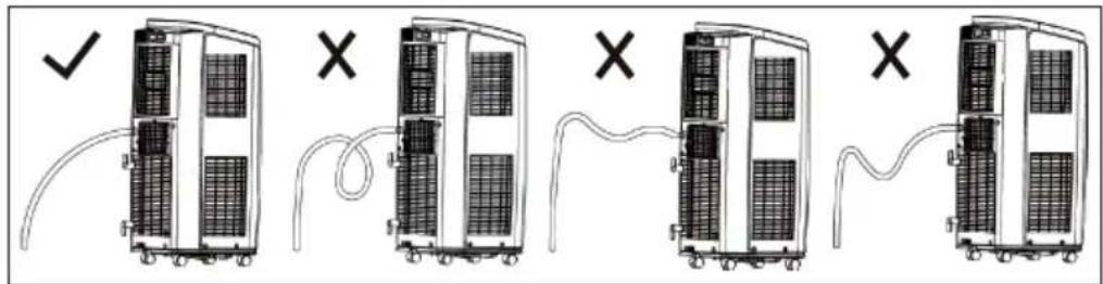 Klarstein New Breeze 9 - Remarque importante sur le drainage continu - 1