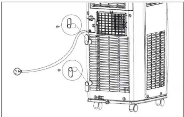 Klarstein New Breeze 9 - Installazione del porta cavo - 1
