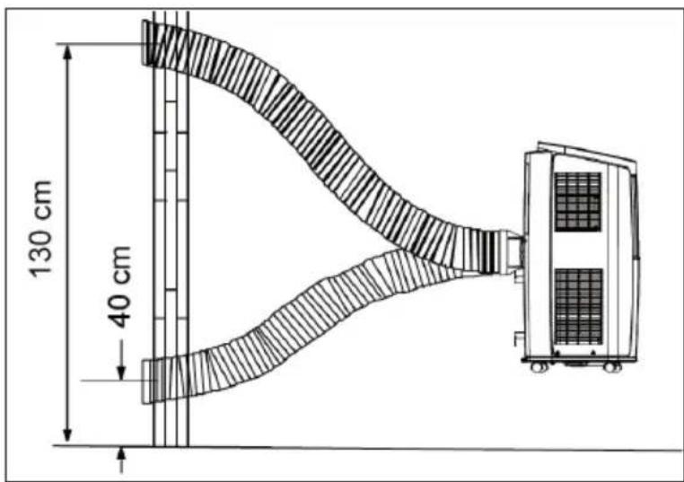 Klarstein New Breeze 9 - Installing the Heat Discharge Pipe - 3