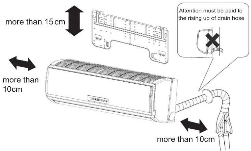 HAIER AS18GN3ERA - Drawing for the installation of indoor units - 1