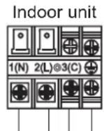 HAIER AS18GN3ERA - When connecting the cable before installing the indoor unit - 4