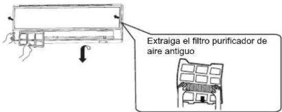 HAIER AS18GN3ERA - Extraiga el filtro de aire estándar - 1