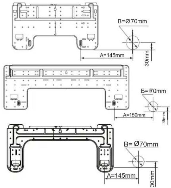 HAIER AS18GN3ERA - When the mounting plate is first fixed - 1
