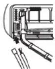 HAIER AS18GN3ERA - When connecting the cable before installing the indoor unit - 1