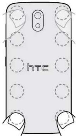 HTC Desire 326G Dual sim - Remetre la coque arriere - 2