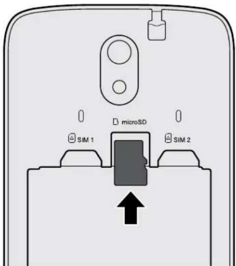 HTC Desire 326G Dual sim - Installer la carte memoire - 1