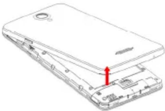HAIER L52 - Akkuabdeckung abnehmen - 1