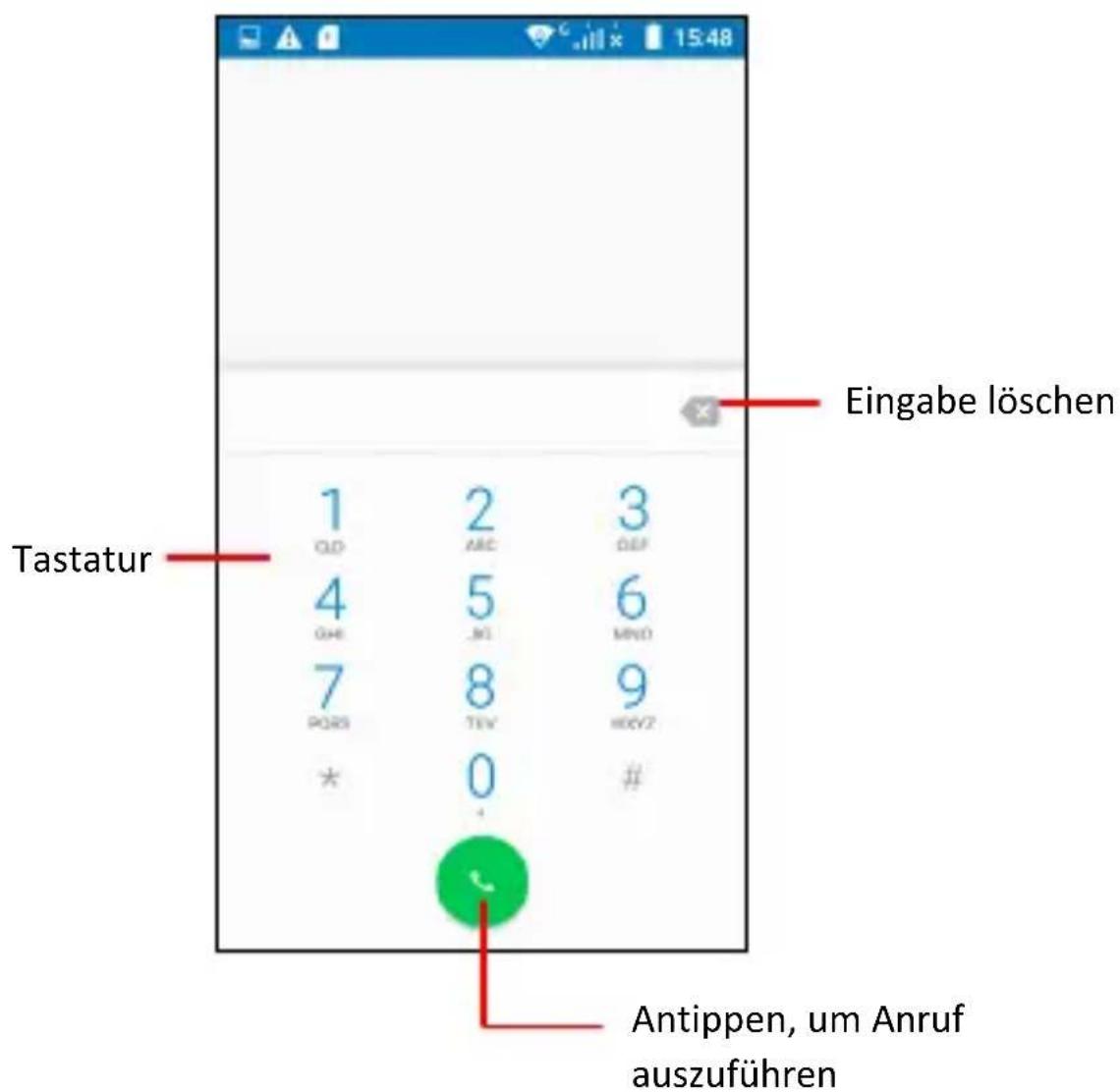 HAIER L52 - Anrufe tätigen - 1