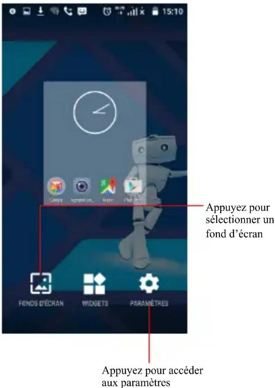 HAIER L52 - Personnalisation du téléphone - 1