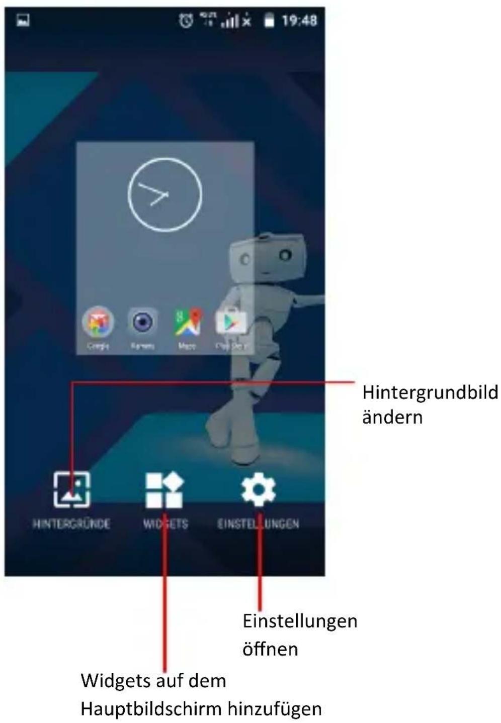 HAIER L52 - Telefon personalisieren - 1