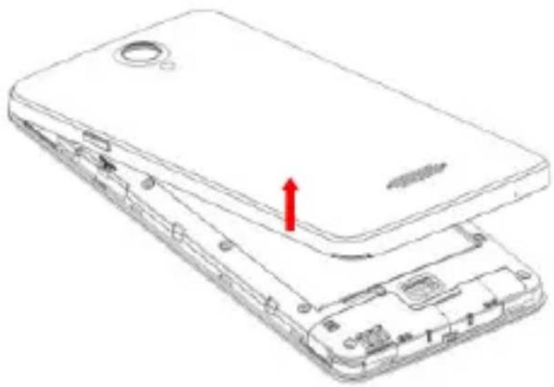 HAIER L52 - Retirer le cache de la batterie - 1
