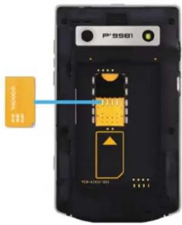 BLACKBERRY Porsche Design P9981 - Insérer la carte SIM - 1