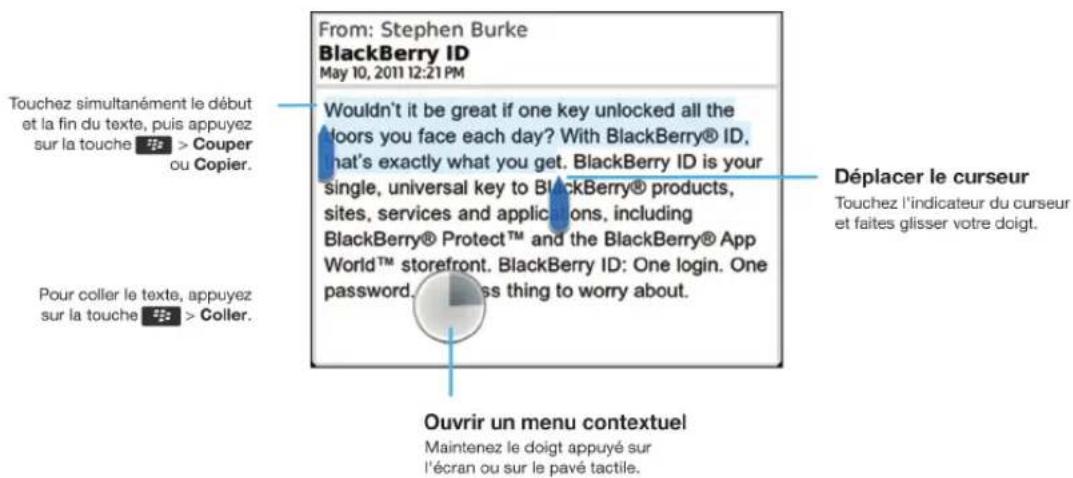 BLACKBERRY Porsche Design P9981 - L'action Copier et coller : aperçu - 1