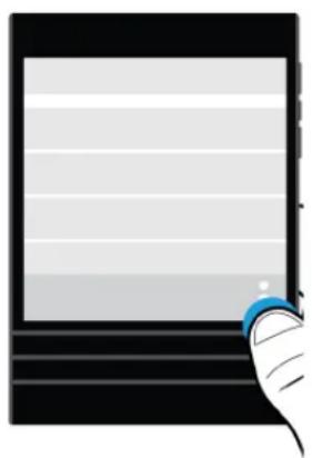 BLACKBERRY Passport 10.3 - Afficher les menus - 3