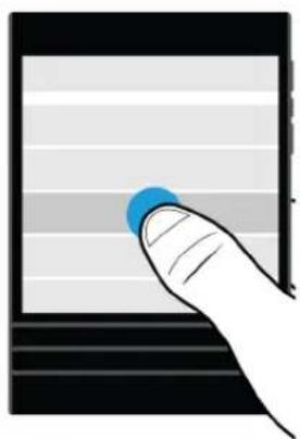 BLACKBERRY Passport 10.3 - Selectionner des éléments - 1