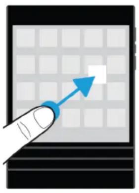BLACKBERRY Passport 10.3 - Déplacer une icône d'application ou ouvrir l'application sur l'écran d'accueil - 1