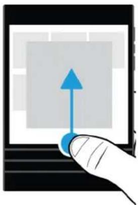 BLACKBERRY Passport 10.3 - Parcourir l'écran d'accueil - 1