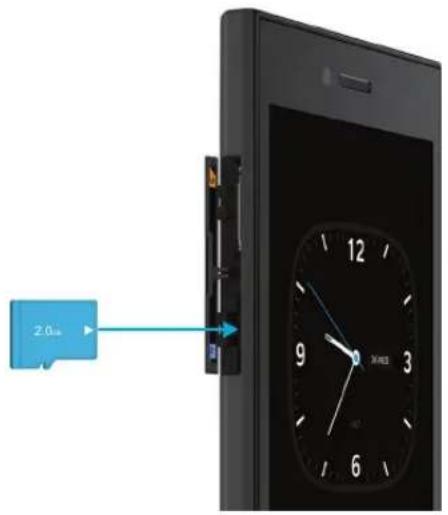 BLACKBERRY Leap STR100 - Insérer une carte multimédia - 2
