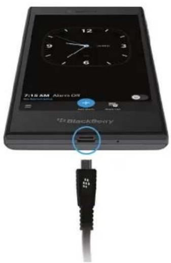 BLACKBERRY Leap STR100 - Recharger votre terminal - 1