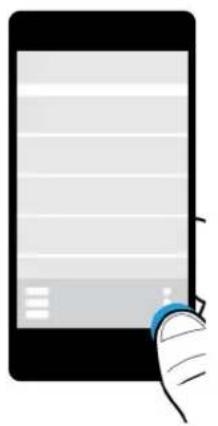 BLACKBERRY Leap STR100 - Comment acceder au menu? - 1