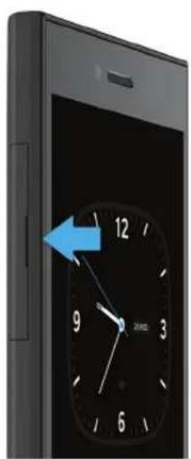 BLACKBERRY Leap STR100 - Insérer une carte multimédia - 1