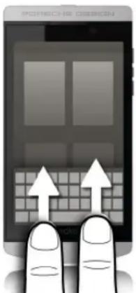 BLACKBERRY Porsche Design P9982 - Afficher le clavier - 1